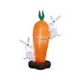 thumbnail image 4 of Inflables de Pascua para decoración de exteriores, decoración de patio, de conejo soplado para césped, 4 of 9