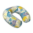 thumbnail image 2 of Disketp Cute Poodle Dog Travel Pillow Memory Foam Neck Pillow Support Pillow for Camping, Sleeping Rest Cushion Airplane Pillow, 2 of 8