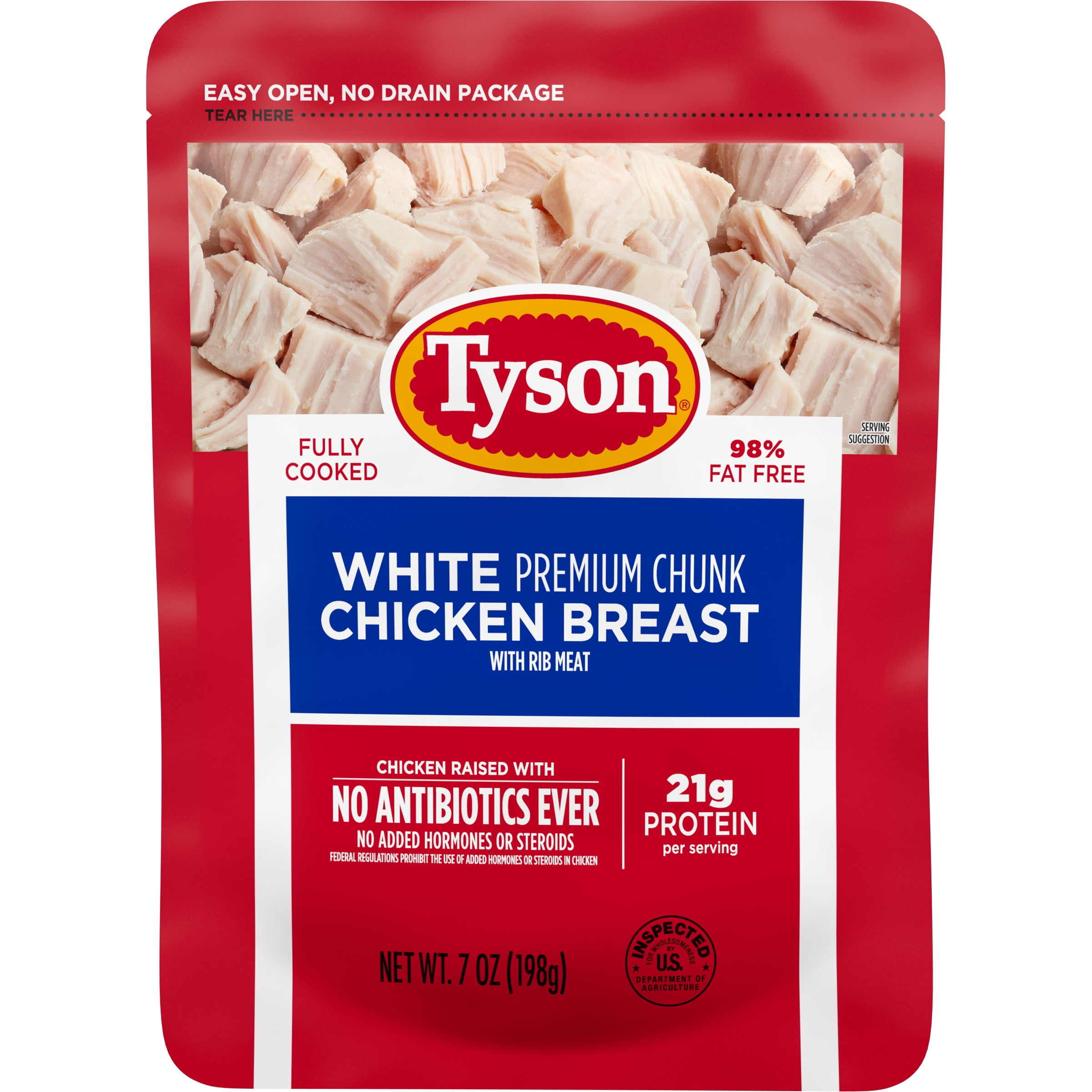 Tyson® Premium Chunk White Chicken Breast, 7 oz.