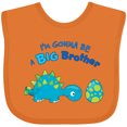 thumbnail image 3 of Inktastic Happy Dinosaur Future Big Brother Boys Baby Bib, 3 of 4