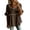 Brown, variant on Lenpel Linen Tops for Women Cotton Ruffle Short Sleeve Scoop Neck Hollow out Trim Peplum Pleated Hem T-Shirts Casual Tunic Blouses