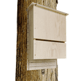 thumbnail image 5 of 2X Large Outdoor Bat House, Huge Wooden Box, Weatherproof, Untreated Spiral Bat House, Shelter, Garden Accessories B, 5 of 8