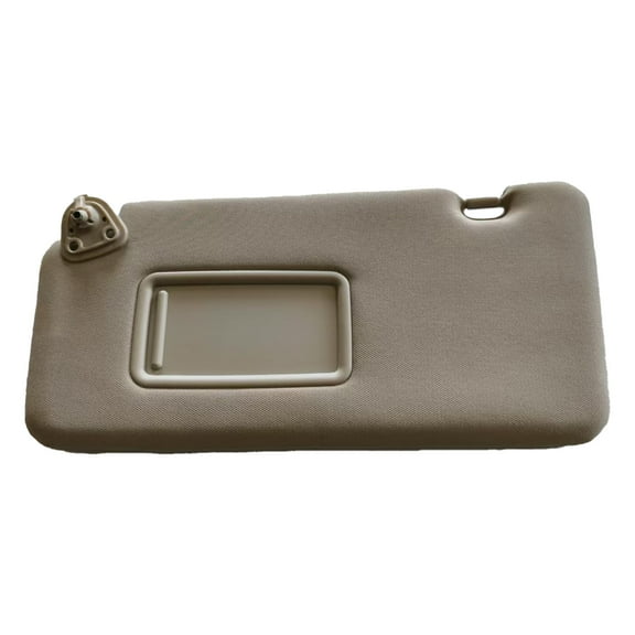 Sun Visor Replacement Fit For Nissan Versa 2005-2012, OE: 96401-EL31A , Driver Left & Passenger Right Side, Sun Visor With Mirror -grey-left