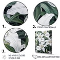 thumbnail image 3 of Designart "Serenade Beauty Of White Lilies" Lilies Floater Framed Canvas Prints, 3 of 5
