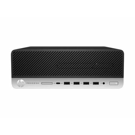 Restored HP EliteDesk 800 G4 SFF Desktop | Core i7 - 8700 - 512GB SSD Hard Drive - 16GB RAM | 6 cores @ 4.6 GHz No OS Black (Refurbished)