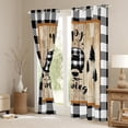 thumbnail image 3 of Feelyou Kids Adventure Truck Curtains Pack of 2 (42x84 Each), Rustic Farmhouse Curtains Blackout, Happy Camping Theme Bedroom Curtains, Blackout Curtains Home Decor, 3 of 6