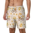 thumbnail image 2 of Balery Cute Bee Gnome Mens Swim Trunks Swim Shorts for Men Quick Dry Inseam Beach Shorts with Compression Liner Pocket-3X-Large, 2 of 9