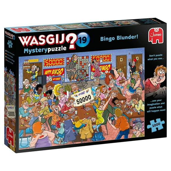 Rompecabezas Jumbo Wasgij Retro Mystery 19 Bingo Blunder 1000 unidades