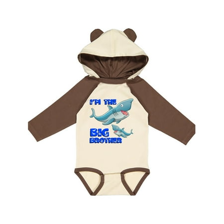 

Inktastic I m The Big Brother Shark Gift Baby Boy Long Sleeve Bodysuit