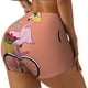 thumbnail image 1 of Fotbe Flamingo Riding a Bicycle Shorts Sin Costuras – Shorts Deportivos de Cintura Alta para Mujer, Elásticos para Gimnasio, Yoga, Running o Ciclismo-Large, 1 of 8
