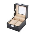 thumbnail image 3 of Caja organizadora de relojes, vitrina de joyería Premium para relojes, collar 11x11x8cm 2 ranuras Yuyangstore Almacenamiento de relojes, 3 of 8