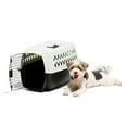 thumbnail image 6 of Petmate Pet Porter Fashion Travel Dog Kennel Portable Plastic Carrier, Small 24" for Dogs 15-20 lb, Green, 6 of 9