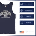 thumbnail image 6 of Proud Veteran Tank Top Veteran's Day Military Honor US Flag Army Air Force RED Friday American Patriot Men's Top, 6 of 7