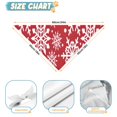 thumbnail image 6 of Dog Bandana 2 Pack,Red Christmas Snowflake Pattern Bandanas for Dogs,Cat Bandana,Small/ Large Dog Bandana 2 Size,Dog Bandanas Girl Boy, 6 of 6