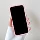 thumbnail image 5 of Funda Caseative con marco ondulado de color liso y suave, compatible con iPhone (negro, iPhone 12 Pro), 5 of 7