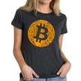thumbnail image 1 of Women's Premium Blend Word Art T-shirt - Bitcoin, 1 of 2