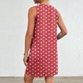 thumbnail image 3 of Birdeem Robes pour Femmes Mode Décontractée Confort Aguichant Imprimé Poche Sans Manches Col Rond Robe, 3 of 10