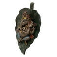 thumbnail image 5 of Lord Ganesha On Peepal Banyan Leaf Vastu Statue Supreme Hindu God Of Success, 5 of 5