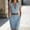 Blue, variant on Afuyipoi Womens Sleeveless V-Neck Wrap Midi Dress With Belt And Pockets, Wrinkle-Resistant Breathable Business Casual Workwear Dress, Soft Flattering Office Summer Dress For Women Khaki Size L