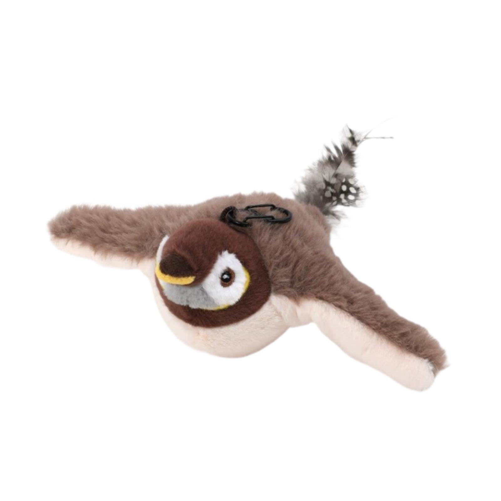 EHJRE Interactive Cat Toy Flapping Bird Cat Toy Training for Indoor Cats Lifelike Simulated Chirping for Exercise Chewing Bite Playing