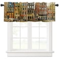 thumbnail image 2 of Amsterdam Netherlands European Vintage Window Curtains for Living Room the Bedroom Home Interior Kids Room ration Drapes, 2 of 5