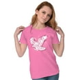thumbnail image 3 of Hawkeye State Cool Stencil Iowa Hawk Womens Fitted Plus Size Graphic Tee Brisco Brands 2X, 3 of 5