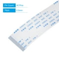 thumbnail image 3 of Uxcell 11.81'' 40 Pins FFC FPC Flat Flexible Cable (A Type) for LCD Laptop Plastic White  5pcs, 3 of 5