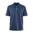thumbnail image 2 of Mens Vintage Washed Polo Shirts Classic Fit Pullover Shirts Summer Lapel Button Tops Casual Retro Distressed Tee Top, 3XL, 2 of 5