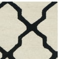 thumbnail image 4 of SAFAVIEH Cambridge Liam Geometric Wool Area Rug, Ivory/Black, 5' x 8', 4 of 6
