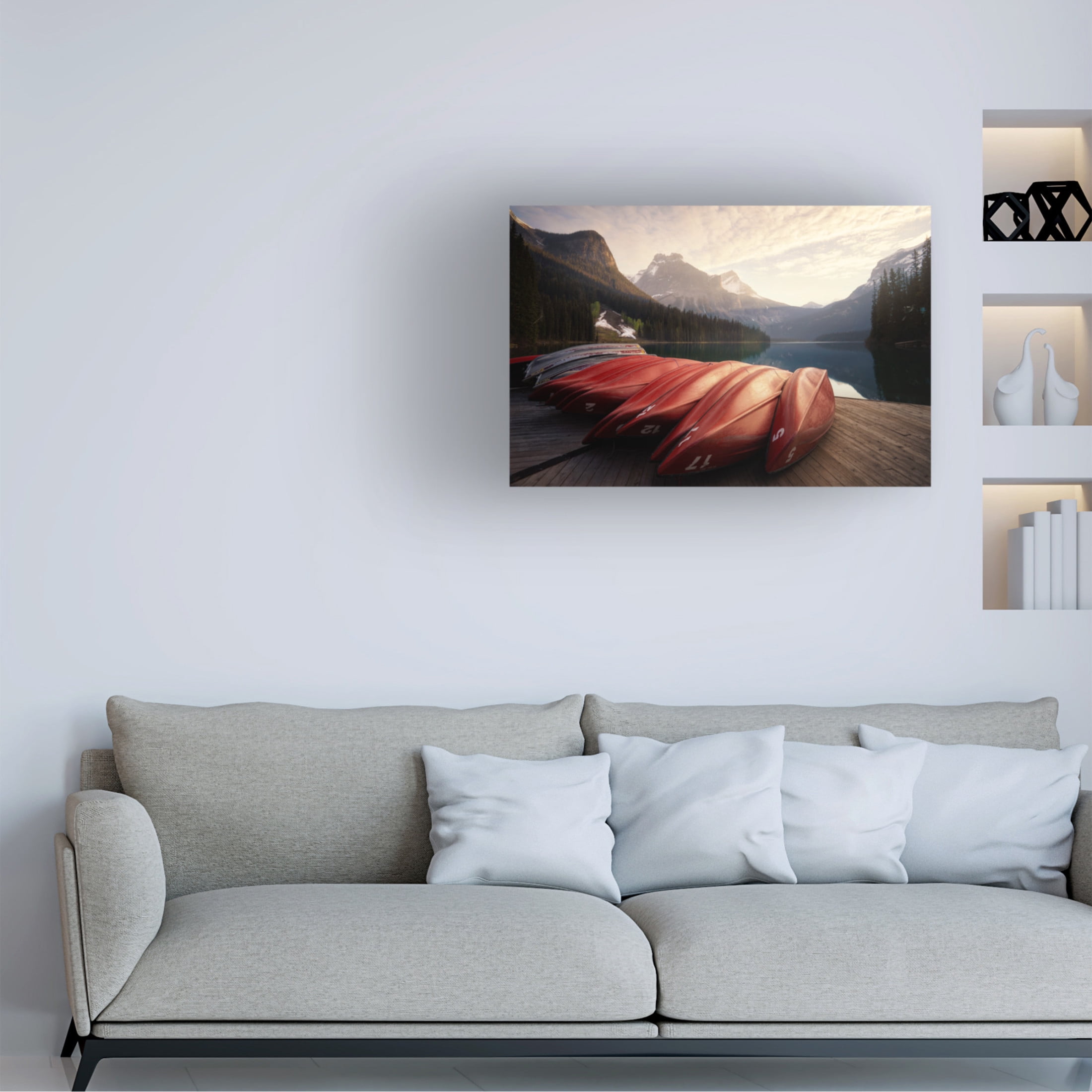 Canvas Wall Art - Clara Gamito 'Sunrise Rest' Wall Art for Living Room, Bedroom, or Office Décor by Trademark Fine Art - 32 x 22 Inches