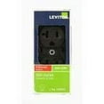 thumbnail image 4 of Leviton  20 amps 125 volt Duplex  Brown  Outlet  5-20R  1 pk, 4 of 5