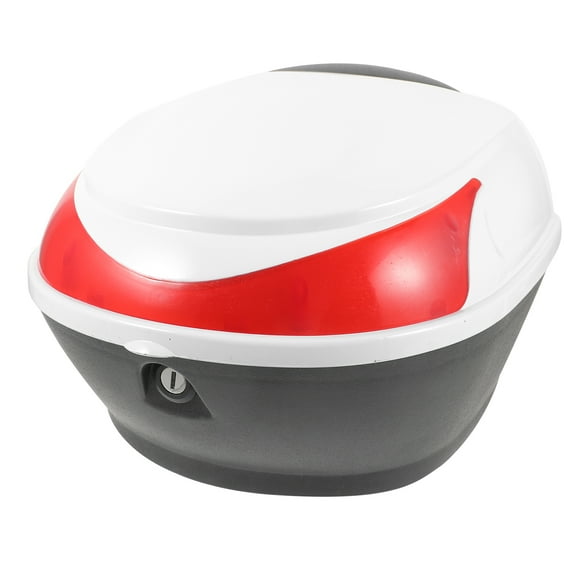 Electric Car Trunk Top Case Scooter Motorcycle Accessories Bike Travel White