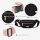 thumbnail image 3 of Hukapapa Student Party bolso de ocio PU multi-estilo moda pareja coreana bolso de hombro bolsa de viajero negro, 3 of 5