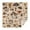 Brown Mushroom Specimen, variant on Colorful Mushroom Bird Black Pattern Square Tablecloth,Waterproof Square Table Cover,Wipeable Spillproof Washable Table Cover for Home Kitchen Party Decor 42"X42"(107x107cm)