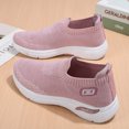 thumbnail image 4 of LYU Women's One-Step Sneakers, Women's Breathable Sneakers, Soft Sole, Comfortable, pink, Size 6.5, 4 of 6