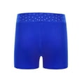 thumbnail image 5 of TTAO Kids Girls Ballet Latin Dance Costume Sparkly Crop Tops and Shorts 2 Pcs Gymnastics Figure Skating Outfit Blue 6, 5 of 6