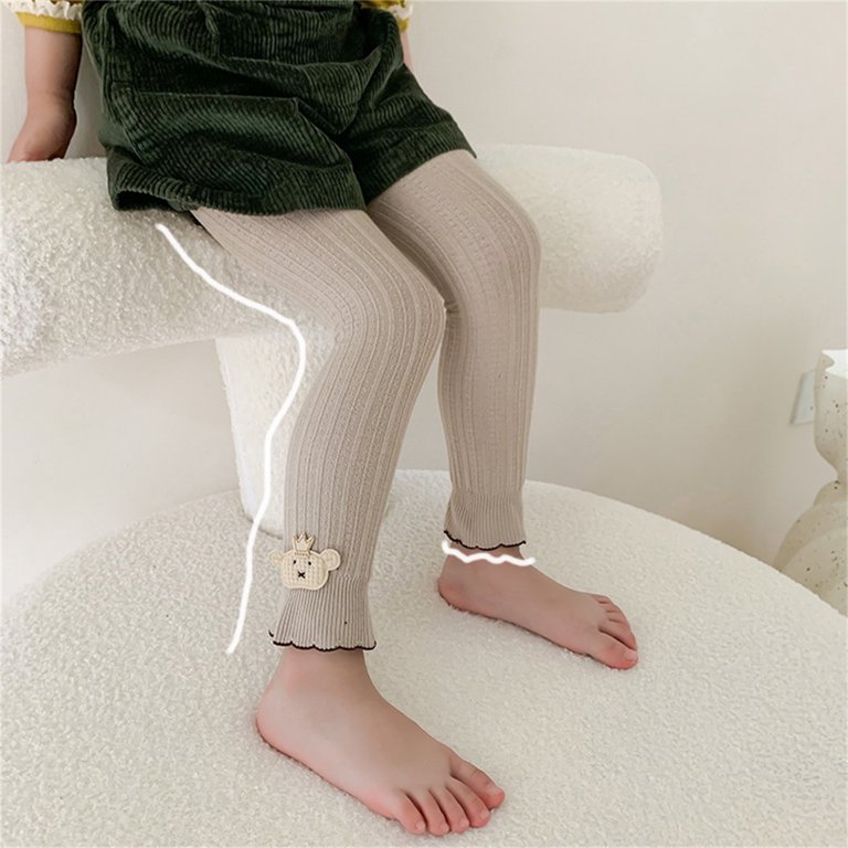 Stretch Is Comfort Girl's Knee-Length Leggings