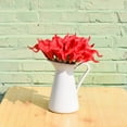 thumbnail image 5 of Morttic 20pcs Artificial Calla Lily Silk Flowers 13.4" for Home Kitchen Wedding Table Decoration (Red), 5 of 18