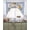 Mist Blue, variant on Hello Spring Swag Valances for Windows, Small Curtains Drapes, Farmhouse Floral Eucalyptus Wood Plaid Burlap Kitchen Window Curtains Over Sink Window Treatment Valance for Bedroom/Bathroom 56"x36"