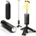 thumbnail image 2 of 10000mAh Rechargeable LED Camping Lantern with Telescopic & 180° Rotatable Design, IPX65 Water-Resistant Portable Light for Outdoor, Emergency SOS & Projector Use, Includes Power Bank Function,, 2 of 6