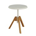 thumbnail image 2 of ACME Lumina End Table in White & Natural, 2 of 2