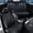 Black, variant on Fit for CHEVROLET BOLT EUV 2022, Gray Car Seat Covers, Waterproof Leather Full Set of 5 Seats Wear Resistance Beautify Interior, Pet Car Seat Covers