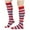 Red, variant on Wdfiry Winter Warm Striped Calf Socks Cotton Comfy Socks For Women And Men Universal Socks Mid-calf Socks