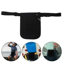 PAMINGONO Multipurpose Black Waist Pouch with Adjustable Buckle for Tool Storage