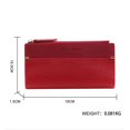 thumbnail image 2 of Simple Fashion Design Long leather Wallet Coin Purse Solid Color PU Leather Card Holder Case Bank Card Holder Wallets Korean Style Wallets Money Clutch Bag Women Wallets GREEN, 2 of 8