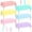 Pastel Rectangle, variant on 6 Pcs Easter Tablecloth Party Decorations Pastel Table Cloths Plastic 54x72 Inch Rainbow Tablecloth Disposable Rectangle Table Cover for Birthday Baby Shower Wedding Princess Ice Cream