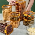 thumbnail image 2 of Food Container Transparent Large-capacity Damp-proof Good Sealing Food Fruit Fresh-keeping Box with Lid Kitchen Gadget, 2 of 12