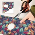 thumbnail image 6 of Yayeee Faucet Mat for Kitchen Sink 14.7" Diatomite Long Splash Guard Pad, Blue Vibrant Leaves Pattern, 6 of 7