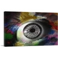 thumbnail image 1 of ARTCANVAS Color Eye Home decor Canvas Art Print - Size: 18" x 12" (1.50" Deep), 1 of 9