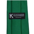 thumbnail image 5 of Solid Kelly Green Ties by K. Alexander Necktie Mens Tie, 5 of 5